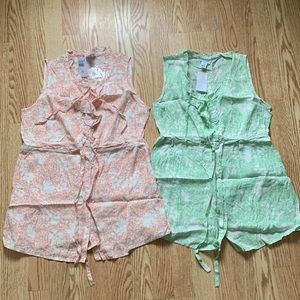 Set of 2 Matching Maternity Blouses
